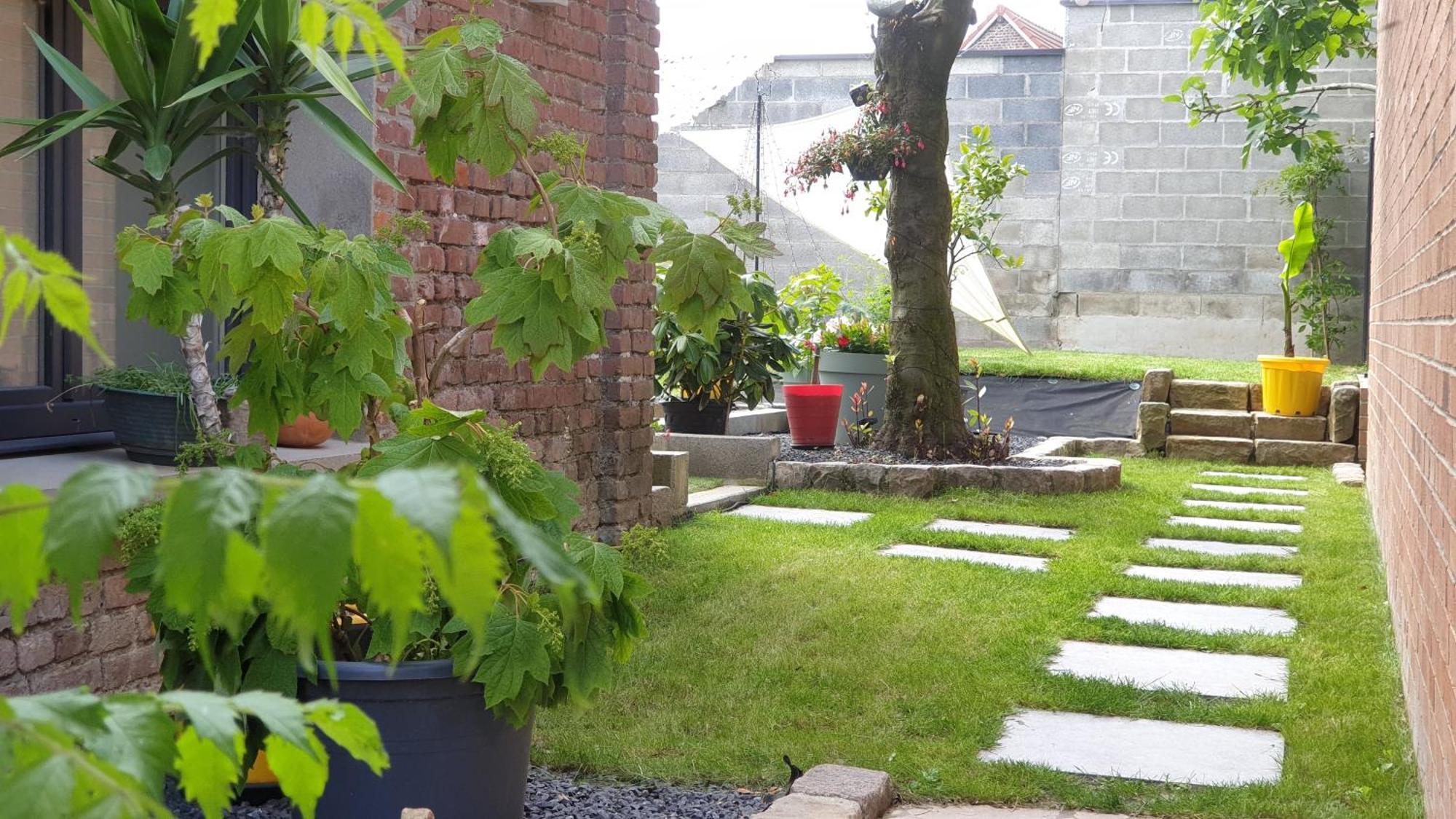 Gary Suite - Studio Cosy, Spa Et Jardin Privatif A 4 Min De Cambrai Awoingt Buitenkant foto