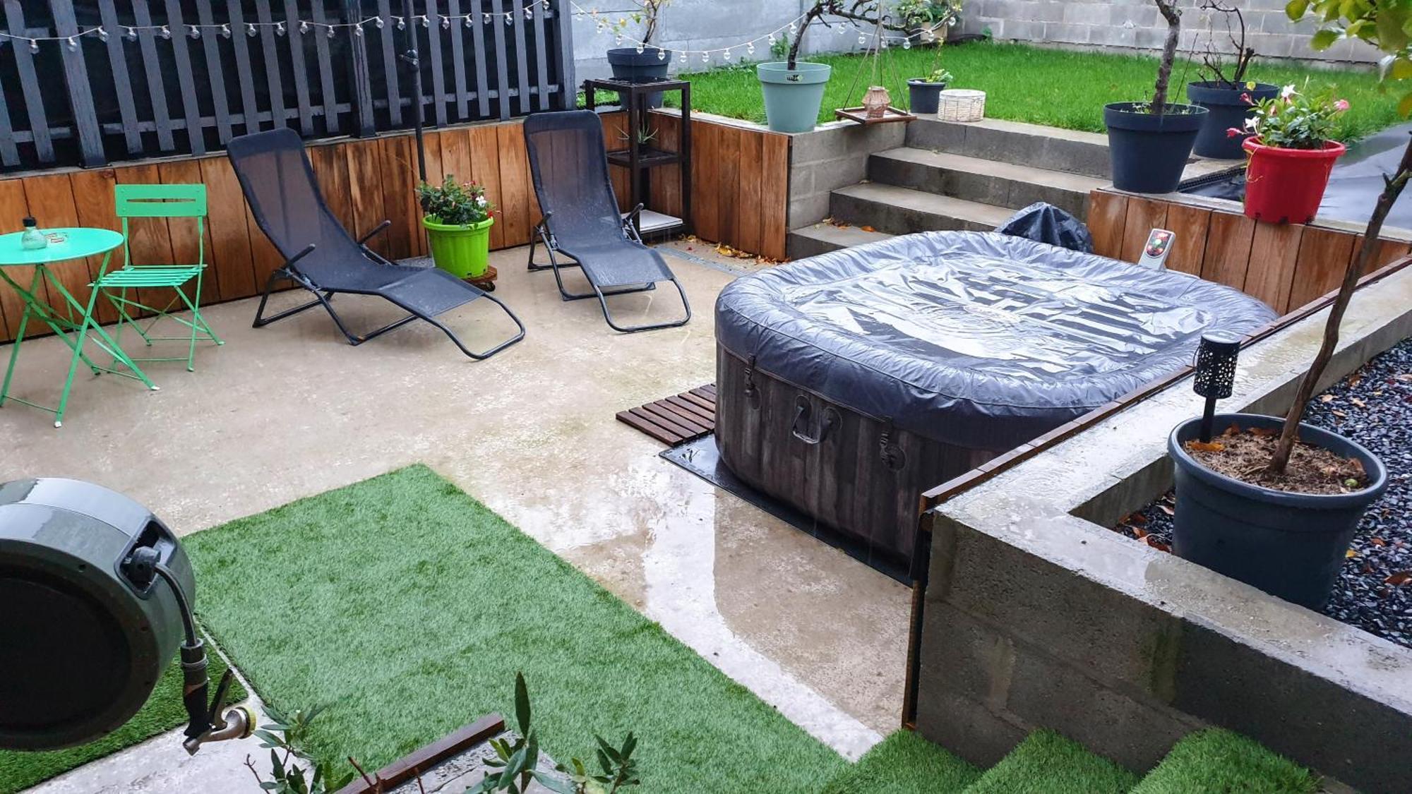 Gary Suite - Studio Cosy, Spa Et Jardin Privatif A 4 Min De Cambrai Awoingt Buitenkant foto